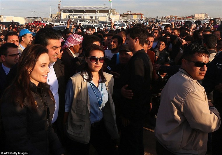 Angelina Jolie in Iraq